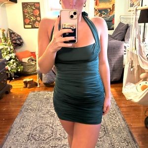 Forest green Lucy in the sky dress